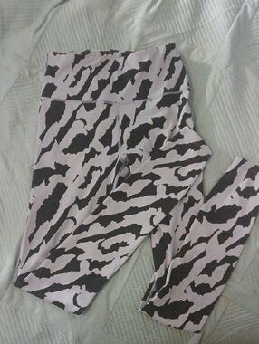 Varley Duncan Blue/gray and Black Zebra Print Leggings Size XS